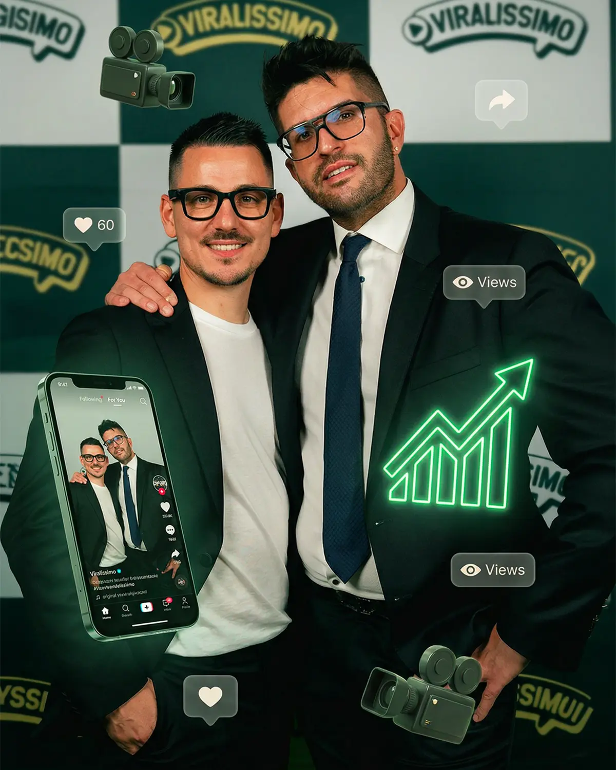 Salvatore Mannarino e Manuel Martimucci, co-founder di Viralissimo